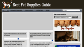 What Bestpetsuppliesguide.com website looked like in 2018 (6 years ago)
