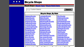 What Bicycleshops.us website looked like in 2018 (6 years ago)