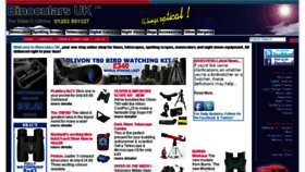 What Binoculars-uk.co.uk website looked like in 2018 (7 years ago)