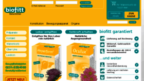What Biofitt.de website looked like in 2018 (6 years ago)