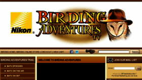 What Birdingadventures.com website looked like in 2018 (5 years ago)