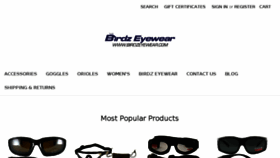 What Birdzeyewear.com website looked like in 2018 (6 years ago)