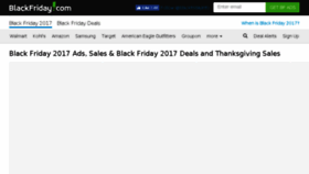 What Blackfriday.info website looked like in 2018 (6 years ago)