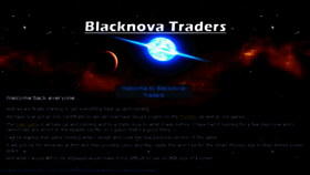 What Blacknova.net website looked like in 2018 (5 years ago)