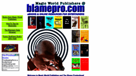 What Blamepro.com website looked like in 2018 (6 years ago)