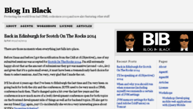 What Bloginblack.de website looked like in 2018 (5 years ago)