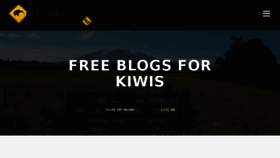 What Blogtown.co.nz website looked like in 2018 (6 years ago)