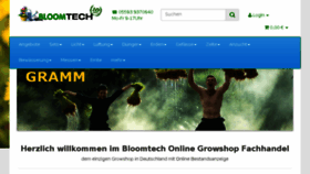 What Bloomtech.de website looked like in 2018 (6 years ago)