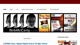 What Bobmccarty.com website looked like in 2018 (5 years ago)