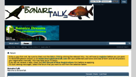 What Bonairetalk.com website looked like in 2018 (5 years ago)