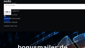 What Bonusmailer.de website looked like in 2018 (5 years ago)