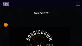 What Boogiedown.nu website looked like in 2018 (6 years ago)