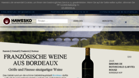 What Bordeaux.de website looked like in 2018 (5 years ago)