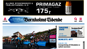 What Bornholmstidende.dk website looked like in 2018 (6 years ago)