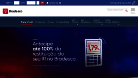 What Bradescocelular.com.br website looked like in 2018 (5 years ago)