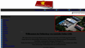 What Bremsenking.de website looked like in 2018 (5 years ago)