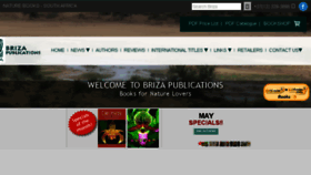 What Briza.co.za website looked like in 2018 (6 years ago)
