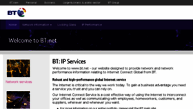 What Bt.net website looked like in 2018 (7 years ago)