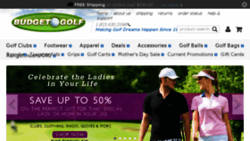 What Budgetgolf.net website looked like in 2018 (5 years ago)
