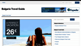 What Bulgaria-travelguide.info website looked like in 2018 (6 years ago)