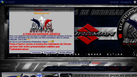 What Burgman-mania.com website looked like in 2018 (6 years ago)