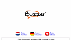 What Buzzer.biz website looked like in 2018 (5 years ago)