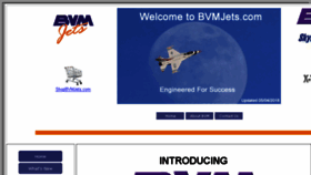 What Bvmjets.com website looked like in 2018 (6 years ago)