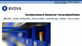 What Bvdva.de website looked like in 2018 (6 years ago)