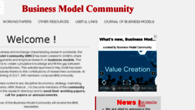What Businessmodelcommunity.com website looked like in 2018 (6 years ago)