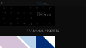 What Bluebossa.art.br website looked like in 2018 (7 years ago)