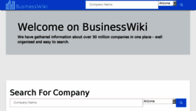 What Businesswiki.info website looked like in 2018 (5 years ago)