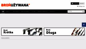 What Bronuzywana.pl website looked like in 2018 (6 years ago)