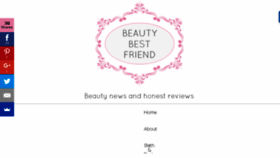 What Beautybestfriend.com website looked like in 2018 (5 years ago)