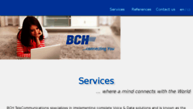 What Bch.cz website looked like in 2018 (6 years ago)