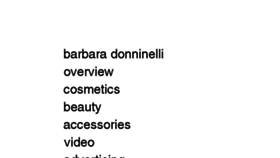 What Barbaradonninelli.com website looked like in 2018 (6 years ago)