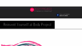 What Bodyprojectfitness.com website looked like in 2018 (5 years ago)