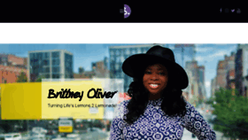 What Brittneyoliver.com website looked like in 2018 (6 years ago)