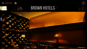What Brownhotels.com website looked like in 2018 (5 years ago)