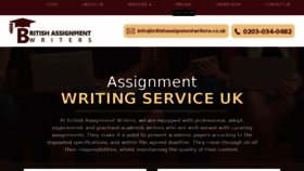 What Britishassignmentwriters.co.uk website looked like in 2018 (6 years ago)