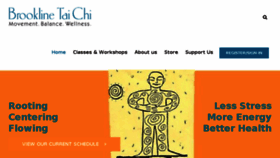 What Brooklinetaichi.org website looked like in 2018 (6 years ago)