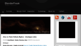 What Blenderfreak.com website looked like in 2018 (6 years ago)