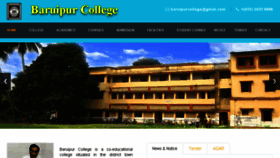 What Baruipurcollege.ac.in website looked like in 2018 (5 years ago)