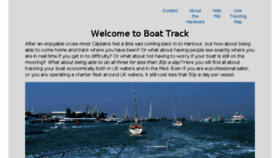 What Boattrack.co.uk website looked like in 2018 (5 years ago)