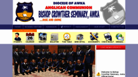What Bishopcrowtherseminaryawka.com website looked like in 2018 (6 years ago)