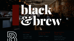 What Blackandbrew.com website looked like in 2018 (6 years ago)