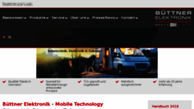 What Buettner-elektronik.de website looked like in 2018 (5 years ago)