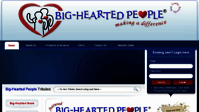 What Bigheartedpeople.com website looked like in 2018 (6 years ago)