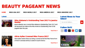 What Beautypageantnews.com website looked like in 2018 (5 years ago)