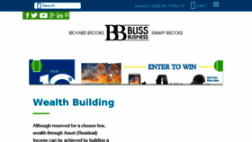 What Blissbusiness.com website looked like in 2018 (5 years ago)