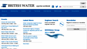 What Britishwater.co.uk website looked like in 2018 (5 years ago)